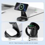 Digiroot Wireless Charger for iPhone- 3 in 1 Charging Station for iPhone 16/15/14/13/12/Pro Max/Pro/Mini/Plus, for Apple-Watch 10/9/8/7/SE/6/5/4/3/2/1/Ultra2/Ultra, Charging for Airpods pro/2/3/4 - Image 5