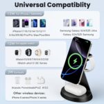 Digiroot Wireless Charger for iPhone- 3 in 1 Charging Station for iPhone 16/15/14/13/12/Pro Max/Pro/Mini/Plus, for Apple-Watch 10/9/8/7/SE/6/5/4/3/2/1/Ultra2/Ultra, Charging for Airpods pro/2/3/4 - Image 6