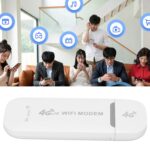 4G LTE USB WiFi Router Modem Dongle with SIM Card Slot, Mobile WiFi Hotspot, Network Mobile Internet Devices for Phone Tablet Laptop, 10 Users Sharing, 150Mbps High Speed - Image 4