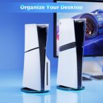 Vertical Stand for PS5/PS5 Slim and PS5 Pro Console Disc and Digital, Vertical Stand with 7 RGB Lights Support All PS5 Console - Image 4