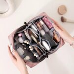 Yellow Weaves Electronics Gadget Organizer Bag |Portable Case for Tech Accessories | Waterproof Travel Pouch for Cable, Adapter, Charger, Drive, Power Bank, Pink Color - Image 3