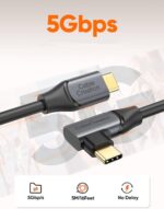 CableCreation 16Ft Link VR Cable Compatible With Meta Quest Pro/Quest2/Pico4 And More Vr Headset,5Gbps Usb C To C High Speed Cable,vr Headsets Accessories Gaming Pc Link cable 5 Meters,Black - Image 4