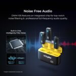 Digitek® DWM 105 2 in 1 Wireless Microphone System with ANC Mode, 6-Hour Working Time, Plug & Play Auto Pairing, Compatible with Android & iOS for Broadcasting & Audio Recording - Image 4