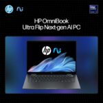 HP OmniBook Ultra Flip Next Gen AI PC Ultra 7 (32GB RAM/1TB SSD/2.8K OLED 16:10 90% STBR Touchscreen 500 nits/Windows 11/9MP Camera/Poly Studio/Backlit KB/MSO/14” (35.6cm)/Gray/1.34kg) fh0029TU Laptop - Image 3