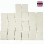 Ella Multi Fold Tissue Paper | 1300 Sheets | Pack of 10 | Soft Absorbent 1 Ply | Kitchen Bathroom Dining And Hand Use | Bulk Pack For Home And Office | Free Check Duster Cloth - Image 3