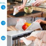 Ella Multi Fold Tissue Paper | 1300 Sheets | Pack of 10 | Soft Absorbent 1 Ply | Kitchen Bathroom Dining And Hand Use | Bulk Pack For Home And Office | Free Check Duster Cloth - Image 4