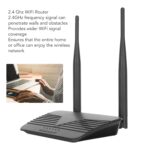 Smart WiFi Router, 2.4G Wireless Internet Router, 300Mbps Internet Gaming Router, Wireless Smart VPN Router for Large Home with 1 Rj45 Input Port and 3 Rj45 Output Ports - Image 6