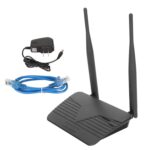 Smart WiFi Router, 2.4G Wireless Internet Router, 300Mbps Internet Gaming Router, Wireless Smart VPN Router for Large Home with 1 Rj45 Input Port and 3 Rj45 Output Ports - Image 8