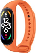 𝐃𝐫𝐮𝐦𝐬𝐭𝐨𝐧𝐞 𝟏𝟎-𝐘𝐞𝐚𝐫 𝐖𝐚𝐫𝐫𝐚𝐧𝐭𝐲 M6 Smart Fitness Band | Heart Rate, Blood Pressure & Activity Tracker with Call & Message Alerts, Bluetooth & Step Counter - Image 3