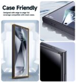 MAGIC JOHN 2 Pack for Samsung Galaxy S24 Ultra Tempered Glass Screen Protector, Bubble Free, HD Clear, Easy Installation - Image 6