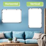 YAJNAS White Board 3 feet x4 feet (90x122 CM) Double Sided Whiteboard & Chalkboard Both Side Writing Board with 2 Markers + 1 Duster - Set of 4 Items - Image 4