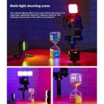 FKU Mini RGB Led Selfie Video Light Rechargeable 1800 mAh Portable Clip for Photography and Content Creation (Mini Rechargeable Led Selfie Light) - Image 4