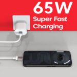 65W Charger Compatible With Nothing Original USB-C to USB-C Fast Charging Cable CMF Charger Cord for Smartphones, Compatible with Nothing Devices, Google Pixel, Samsung Galaxy, Devices (White) - Image 4