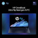 HP OmniBook Ultra Flip (Previously Spectre) Intel Core Ultra 7 258V 47 TOPS (32GB LPDDR5X, 1TB SSD) OLED, 500 nits,14''/35.6cm, Touch 2-in-1, Win11, Office21, Blue, 1.34kg, fh0046TU Next Gen AI Laptop - Image 3