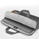 SAL-LB-20 ViVi Grey Laptop Handbag for up to 15.6" Laptop Water Resistant Sleeve with Padded Laptop Layer and Multi Pocket Organizer for Office Use College Commute or Business Travel - Image 3