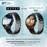 GOBOULT Rover Pro Smartwatch 1.43'' AMOLED, BT Calling 5.3, 1000 Nits Brightness, IP68, 150+ Watchfaces, 120+ Sports Modes, AI Voice Assistant, SpO2 Monitoring (Coal Black) - Image 3