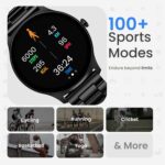 GOBOULT Rover Pro Smartwatch 1.43'' AMOLED, BT Calling 5.3, 1000 Nits Brightness, IP68, 150+ Watchfaces, 120+ Sports Modes, AI Voice Assistant, SpO2 Monitoring (Coal Black) - Image 7