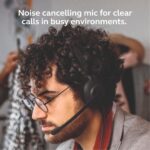 Jabra Evolve 10, On Ear Noise Cancellation Mic with Fully Adjustable Boom Arm and USB-A Connectivity Stereo Headset, Black - Image 4