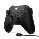 XBOX Wireless Controller – Carbon Black + USB-C Cable Series X|S, One, and Windows Device 2025 - Image 3