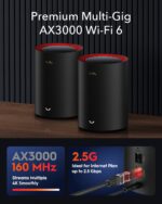 Cudy M3000 1 Pack AX3000 2.5G Whole House Wi-Fi 6 Mesh System, Ideal for 1Gig+ Internet, Wireguard, OpenVPN - Image 3