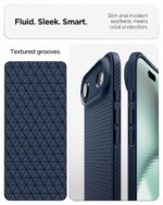 Spigen Liquid Air Back Cover Case Compatible with iPhone Air (2025), iPhone 17 Air Cover case (TPU | Navy Blue) - Image 4