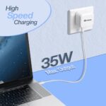 UNIGEN 35W Dual Port USB-C Power Delivery Wall Adapter | BIS Certified with Multi-Protection | Compatible with iPhone 17/16/15/14/13/12/11 Series, Samsung & Other USB-C Devices - Image 4