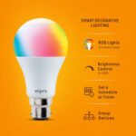 wipro NS9200 B22D Wi-Fi Enabled Smart LED Bulb for Amazon Alexa & Google Assistant (9W, White) | Pack of 3 - Image 4