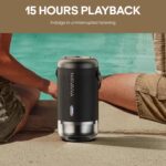 Boat 2026 Launch Nirvana Luxe,360- Surround, Spatial Audio, 100W, 15hrs Battery, Broadcast, App Support, NFC Pairing (Android), Bluetooth Speaker, Wireless Speaker, Portable Speaker (Charcoal Black) - Image 5