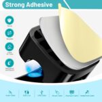 Storite Pack of 8 Magnetic Cable Organizer Clips – Self-Adhesive Wire Management Solution for Home and Office,Car,Desk, Management Solution for Data Cable, Power Cords and More - Black - Image 4