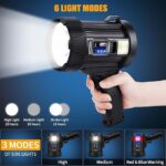 Rechargeable LED Lantern, Camping Essentials, 1000LM, 4 Light Modes, Power Bank, IPX6 Waterproof, Lantern Flashlight for Hurricane Emergency, Hiking, Home and More, USB Cable Included - Image 4