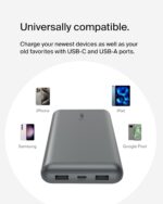 Belkin 20000 mAh Power Bank | Super Fast Charging | USB-C PD Port | 15W Charging for iPhone Series (16, 16 Pro Max), Samsung Galaxy, Google Pixel & More | 2 Years Warranty | Grey - Image 5