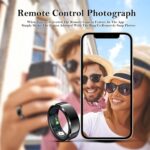 Delcast Smart Ring for Women Men-Wearable Fitness Tracker with Sleep Tracking Heart Rate Blood Oxygen Healthy Monitor Ring Activity Monitoring Steps Calories - Image 5