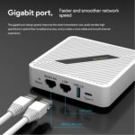 Zunate AX1800 MU MIMO Gigabit Router Portable Travel Router for Gen2 Gen3 Dual Band 2.4G 5.8G Support for VPN Mash EP RT2656 (US Plug) - Image 4