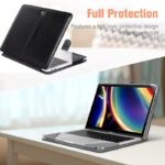 Original PU Leather Laptop 14 inches Cover for HP Chromebook x360 14c-ca0004TU, Black (YSB-29EBR) - Image 3