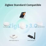 Ledgebit SNZB‑01P Zigbee Wireless Smart Switch (Upgraded) | 3-Action Button for Smart Scenes & Alexa Routines | 5-Year Battery Life | Requires Zigbee Hub - Image 4