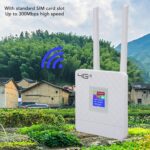 4G LTE Modem Router with SIM Card Slot, Wireless WiFi Routers with Dual External Antennas, 4G WiFi Wireless Router for Home Travel - Image 3