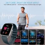 PunnkFunnk Nexoro 2.01” Smartwatch for Men & Women | Bluetooth Calling | Heart Rate | SpO2 | Sleep & Fitness Tracker | 100+ Sports Modes | IP67 | Compatible with Android & iPhone - (Ocean Green) - Image 5