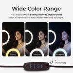 Kreo Ring Light 12" for Video Shooting Professional Studio Light with Stand, Ringlight kit for YouTube Instagram with Accessories (12" RL W/Tripod) - Image 4