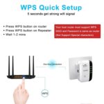 2024 WiFi Extender, WiFi Range Extender Signal Booster up to 30 Meter Range and 10 Devices Connect, WiFi Repeater Internet Booster for Home, Access Point, 2.4 Ghz - Image 5