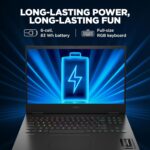HP Smartchoice Omen AMD Ryzen 7 7840Hs, 8GB RTX 4060 (16GB DDR5, 1TB SSD) FHD, 165Hz, 300Nits, IPS, 16.1''/40.9cm, Win11, Office 21, Black, 2.32kg, Xd0020ax, RGB kb, Tempest Cooling, AI Gaming Laptop - Image 4