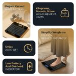 HealthSense Weight Machine for Body Weight | Digital Weighing Scale for home with Step-On Technology, Tempered Glass, LCD Display, 180 kg Capacity & 1-Year Warranty | Glass-Top PS 111 Plus - Image 3