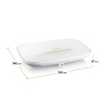 ZyXEL NWA130BE | BE11000 Enterprise Grade Tri_Band WiFi 7 Triple Radio POE Wirless Access Point | 2 X 2.5G Multigig LAN | Easy App Setup|Ceiling/Wall Mount| W/O Power Supply|Cloud Access|Smart Mesh - Image 6