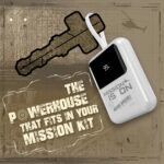 Mobilla x Mission: Impossible – MPower X1 Limited Edition Powerbank | Compact & Handy Size |10000mAh Battery Capacity | 22.5W Fast Charging | Built-in Type-C Cable | Sparkling Finished Design (White) - Image 5