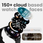GOBOULT Newly Launched Rover Pro 1.43'' AMOLED, Free Straps, Bluetooth Calling, IP68, Zinc Alloy Frame, 1000 Nits Brightness, AI Voice Assistant, SpO2, 120+ Sports Mode Smartwatch (Pure Black) - Image 5