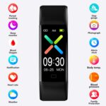 F71 Smart Watch, 1.1 Inch Square HD Screen, IP67 Waterproof Fitness Tracker with Heart Rate Blood Pressure SpO2 Monitor, 50 Sports Modes, Sleep Tracking, - Image 5