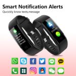 F71 Smart Watch, 1.1 Inch Square HD Screen, IP67 Waterproof Fitness Tracker with Heart Rate Blood Pressure SpO2 Monitor, 50 Sports Modes, Sleep Tracking, - Image 6