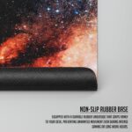 Lapster Astronuat Desk mat (800 mm x 300 mm x 2 mm) Mouse pad Gaming | Mouse mat | Curated Stitched Edges| Non-Slip Rubber Base|Keyboard and Mouse pad for Home & Office(astronuat) - Image 3