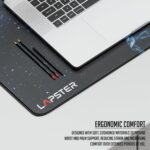 Lapster Astronuat Desk mat (800 mm x 300 mm x 2 mm) Mouse pad Gaming | Mouse mat | Curated Stitched Edges| Non-Slip Rubber Base|Keyboard and Mouse pad for Home & Office(astronuat) - Image 5