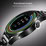 Boat Chrome Horizon, Premium Metal Body, Video Watch Faces, 1.51”(3.83cm) AMOLED Round Display, HRV & VO2 Max, Auto-Activity Detection, ASAP Charge, HRV Smartwatch for Men & Women (Steel Black) - Image 5