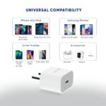 iPhone Charger Original 20W Adapter Fast USB Type C for i Phone 16/16 Plus/16 Pro/16 Pro Max, 15/15 Plus/15 Pro/15 Pro Max, 14/13/12 & Others PD 3.0 20 Watt BIS Certified 2 Years Warranty - Image 7
